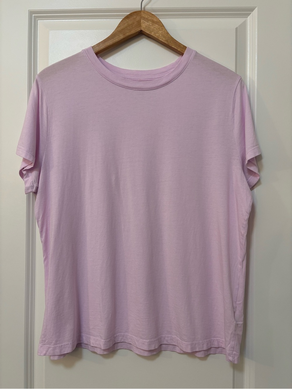 A New Day Light Pink Crew Neck Short-Sleeve Tee Shirt, Size XXL